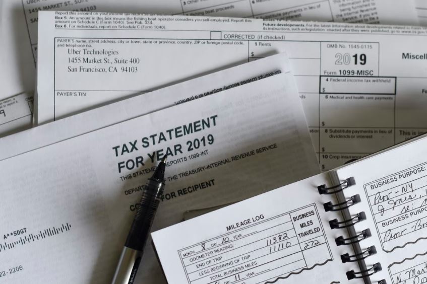 tax statement papers